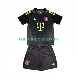 Camisola Bayern de Munique Guarda-redes Criança Equipamento Terceiro 2025-2026 Manga Curta